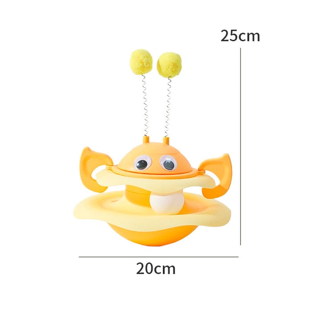 Іграшка Taotaopets 014435 Yellow для кота інтелектуальна Неваляшка