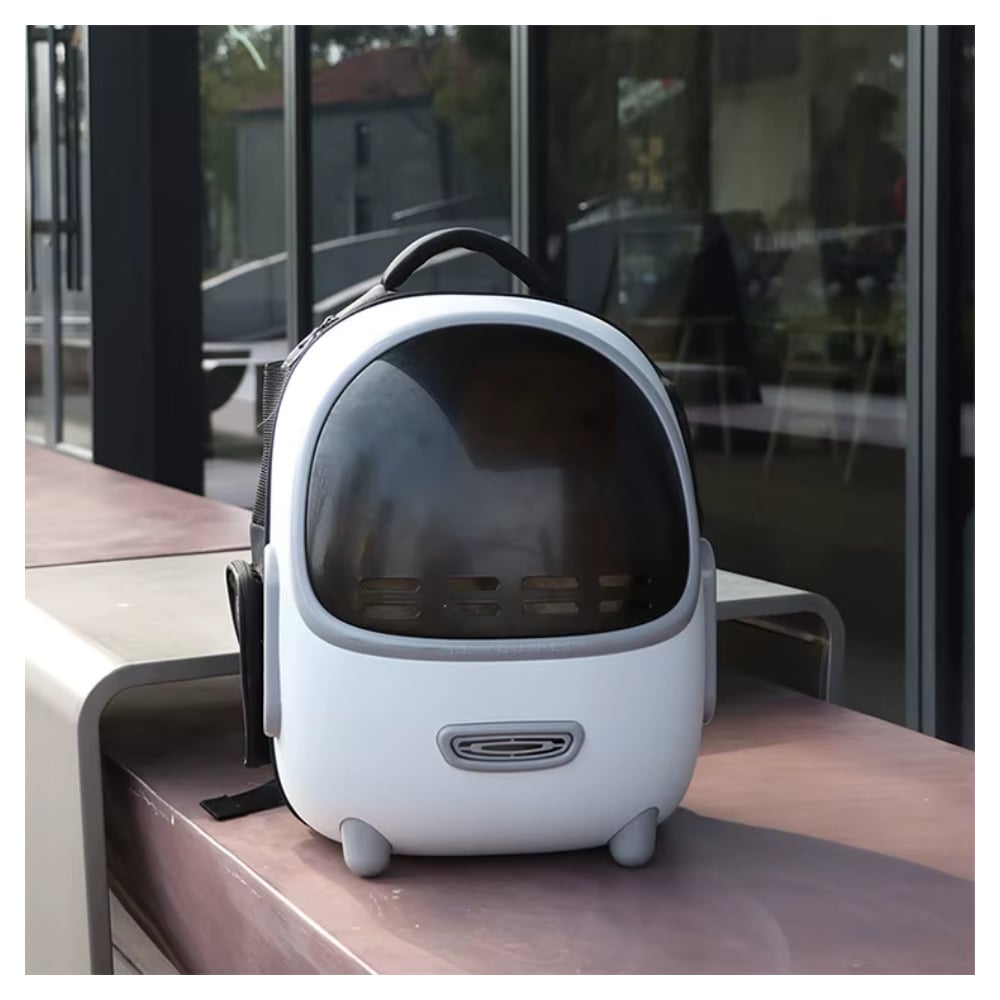 Lapka Рюкзак-переноска для котів Me&Pet 33,5х28х43 см - білий