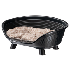 Лежанка для собак та кішок Ferplast Throne 4 61.5х45х26 см Чорний (70104017)