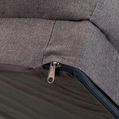 Лежак для собак Ferplast Memor One XL 112х88х26.5 см Сірий ортопедичний з ефектом пам'яті (81065599)