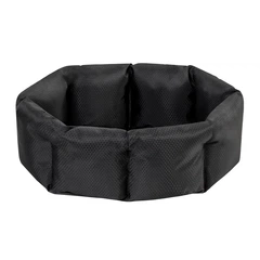 Лежанка для собак WAUDOG Relax S «Апельсини», 45×34×17 см, м’який лежак із бортиками, знімна подушка, поліестер, для маленьких порід, арт. 313-4054