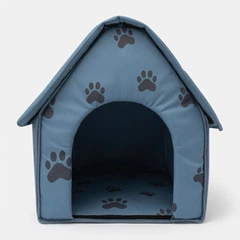 Без бренда Будиночок Portable Dog House складний для собак і котів 45х41х45 см синій