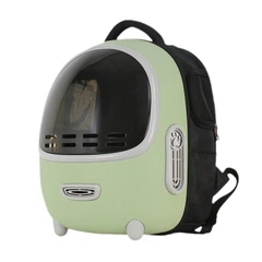 Рюкзак-переноска для котів Me&Pet 33,5х28х43 см - зелений