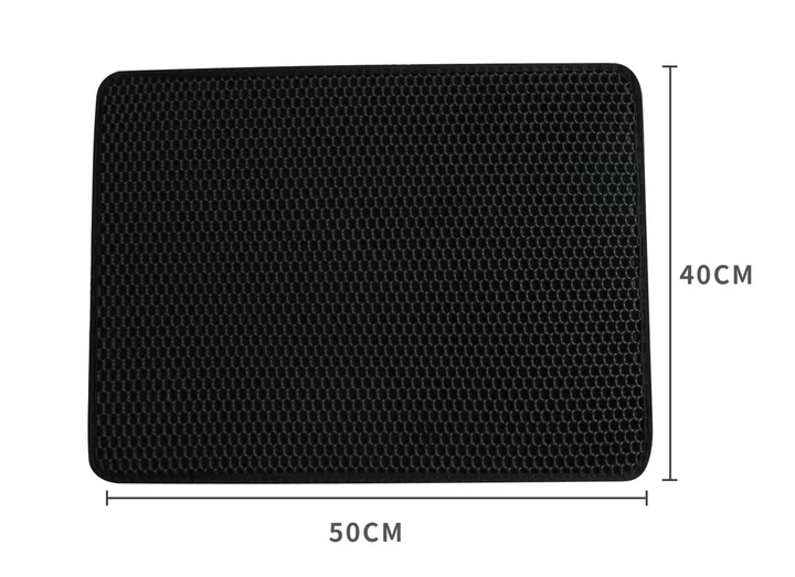 Без бренду Килимок для котячого туалету під лоток, EVA Cat Litter Mat, 40х50 см
