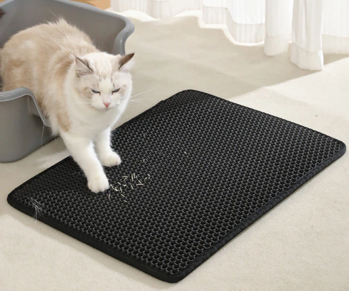 Без бренду Килимок для котячого туалету під лоток, EVA Cat Litter Mat, 40х50 см