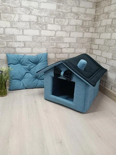 Animals joy Будинок для собак та котиків Animals_joy Будка L 65*60 см(077)
