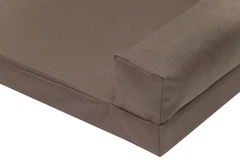 Лежак для собак eGarden Comfort Box водовідштовхуючий, 50х75 оксфорд кавовий