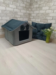 Animals joy Будинок для собак та котиків Animals_joy Будка M 57*53 см(071)