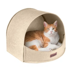 Hi Dog Будиночок для кота собаки Люлька 40х35х32 см Бежевий