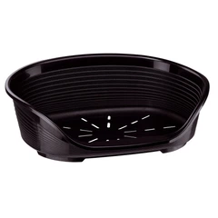 Пластиковий лежак для собак та кішок Ferplast Siesta Deluxe 12 Nero