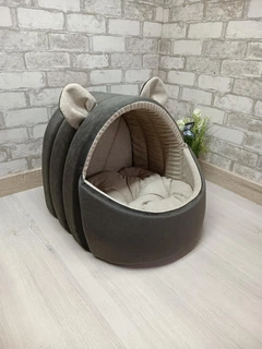 Animals joy Будинок лежанка для котів та собак Animals_joy Корзина XL 61*61 см(160)