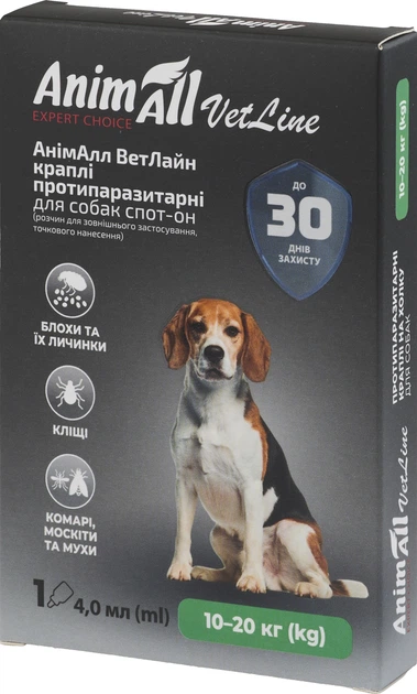 AnimAll Препарат проти бліх кліщів для собак