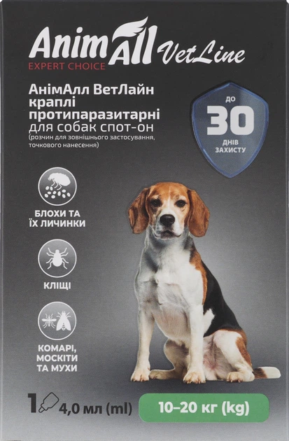 AnimAll Препарат проти бліх кліщів для собак