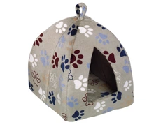 Будиночок для котів та маленьких собак Lissi House Nobby Сірий XXS 33 х 33 х 38 см