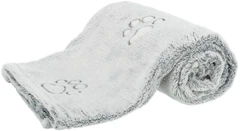 Ковдра "Nando" для тварин Trixie 37847, м'який фліс, 75х50см, світло-сірий (TX-37847)
