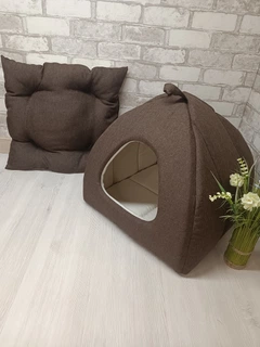 Animals joy Будинок для котів та собак Animals_joy Юрта L 53*53 см(006)