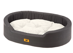 Лежак для собак та котів Ferplast Dandy F 45 зі штучним хутром сірий 45x35x13 см 82941097