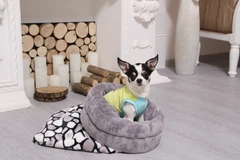 Будинок - нора мішок для кішок і собак Style Pets КАМІНЦІ (MPMM/90872) розмір L 50 см на 75 см