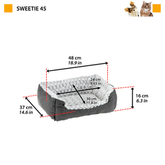 Лежанка для собак та кішок Ferplast Sweetie 45 48х37х16 см (81064499)