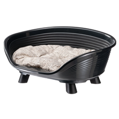 Лежанка для собак та кішок Ferplast Throne 6 70.5х52х28.5 см Чорний (70106017)