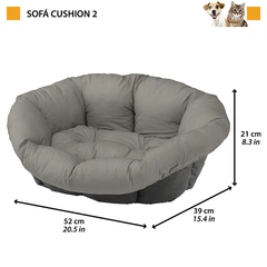 Подушка для собак та кішок Ferplast Sоfа' Cushion Cities 2 для лежака 52х39х21 см (82030999)