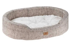 Лежак для собак та кішок Ferplast Dandy F 45 45х35х13 см Коричневий з червоним (82941098)