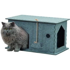 Будиночок для котів Trixie Lene фетровий сірий 54 х 30 х 35 см (MLZ10608)