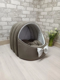 Animals joy Будинок лежанка для котів та собак Animals_joy Корзина S 34*34 см (253)