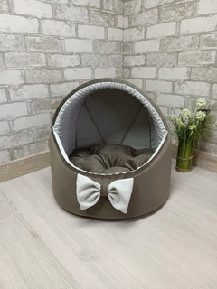 Animals joy Будинок лежанка для котів та собак Animals_joy Корзина S 34*34 см (253)