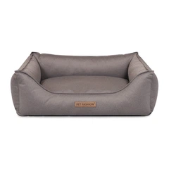 Без бренду Лежак для собак з меблевою тканиною, знімна подушка, 50 х 45 х 20 см, кавовий(SU_D23689F4АВ57)