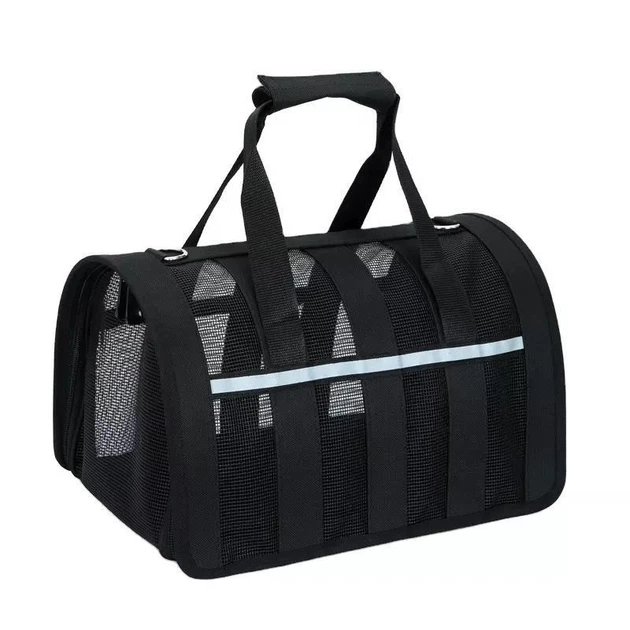 Сумка перенесення для котів та собак 42x26x22 см CosmoPet CP-46 M Black