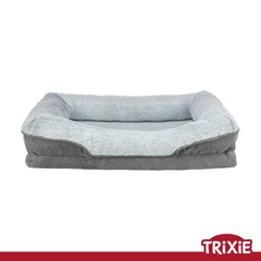 Лежак "Lino vital" ортопедичний для собак Trixie 374052, 110х75см, сірий/світло-сірий (TX-374052) 4011905625751