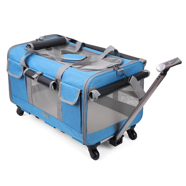 Luposan Сумка для перенесення Bestopet (Люпосанчик) Folding Pet Trolley Bag для котів і собак BS-SS-041, Blue