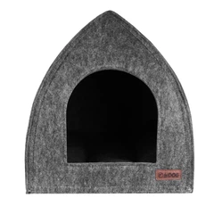 Hi Dog Будиночок ПАЛАТКА HiDOG для собаки або кота 45х45х48см М сірий (2572)