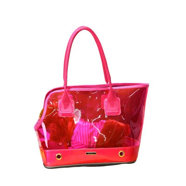 Сумка для перенесення котів та собак 36x30x20 см CosmoPet CP-104 Рожевий