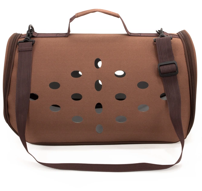 Сумка для перенесення CosmoPet котів та собак 48x26x25 см Brown