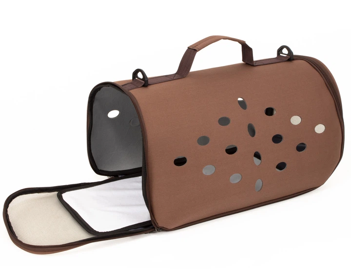 Сумка для перенесення CosmoPet котів та собак 48x26x25 см Brown