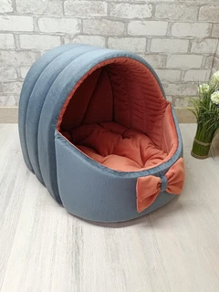 Animals joy Будинок лежанка для котів та собак Animals_joy Корзина М 46*42 см(111)