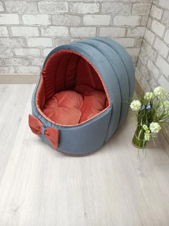 Animals joy Будинок лежанка для котів та собак Animals_joy Корзина М 46*42 см(111)