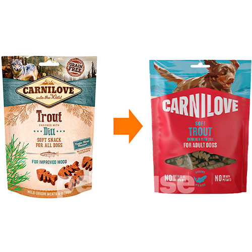 Carnilove Ласощі з фореллю для собак