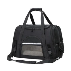 Сумка - переноска для котів та собак 44х28х25 CosmoPet CP-39 Black
