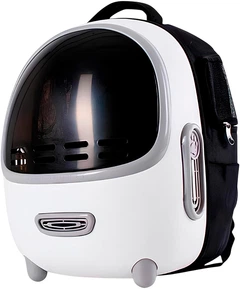 Рюкзак-переноска для тварин Me&Pet 33.5х28х43 см Білий (NMP-43-1)