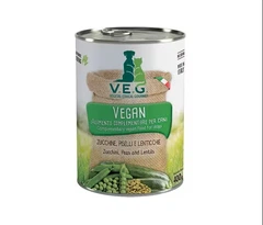 Marpet Корм для собак VEGAN V.E.G рослинний вегетаріанський (Кабачки, горох і сочевиця) 400 гр.
