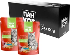 Пан Кіт з соковитим кроликом в соусі (100гр.х24шт)2,4 кг