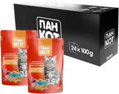 Пан Кіт з соковитою куркою в соусі (100гр.х24шт) 2,4 кг