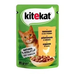 Kitekat Вологий корм (шматочки в соусі)