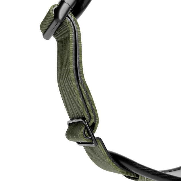 Анатомічна шлея для собак BullyBillows Premium Comfort Harness M: ОШ 35-53 см, ОГ 64-78 см Зелений
