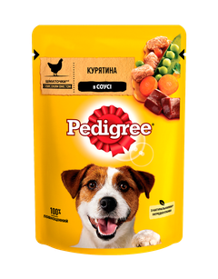 Pedigree Вологий корм (шматочки в соусі)