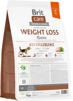 Корм для собак із зайвою вагою Brit Care Dog Hypoallergenic Weight Loss гіпоалергенний з кроликом 3 кг (8595602559176)