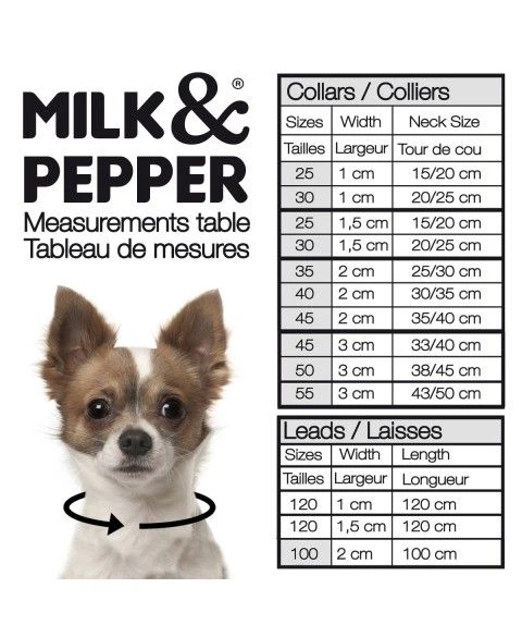 Повідок в смужку для собак Milk&Pepper Heritage